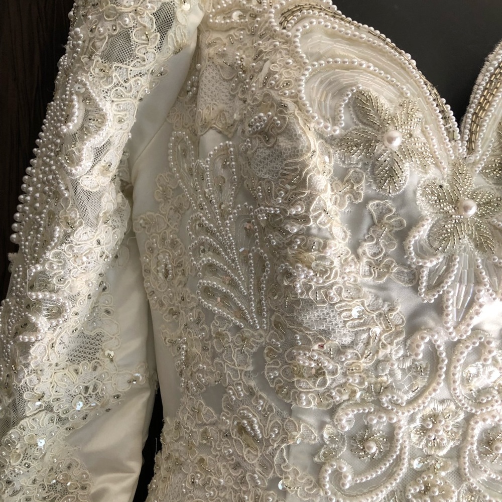 Wedding Gown NEW custom 9-10 - Picture 4 of 8